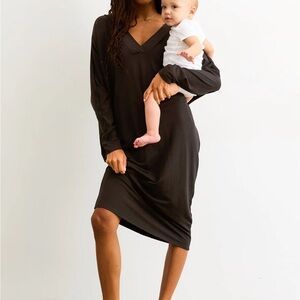 Hatch Black Visitor Long Sleeve Dress